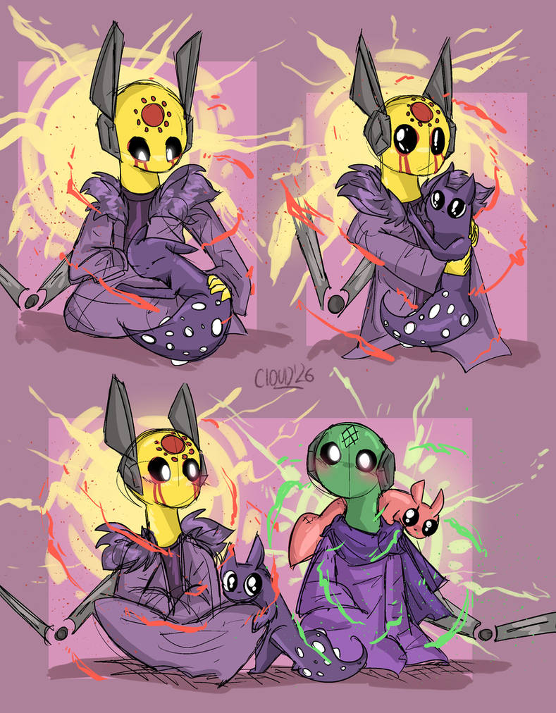 SRS and his Scug by Cloudythestormdragon on DeviantArt