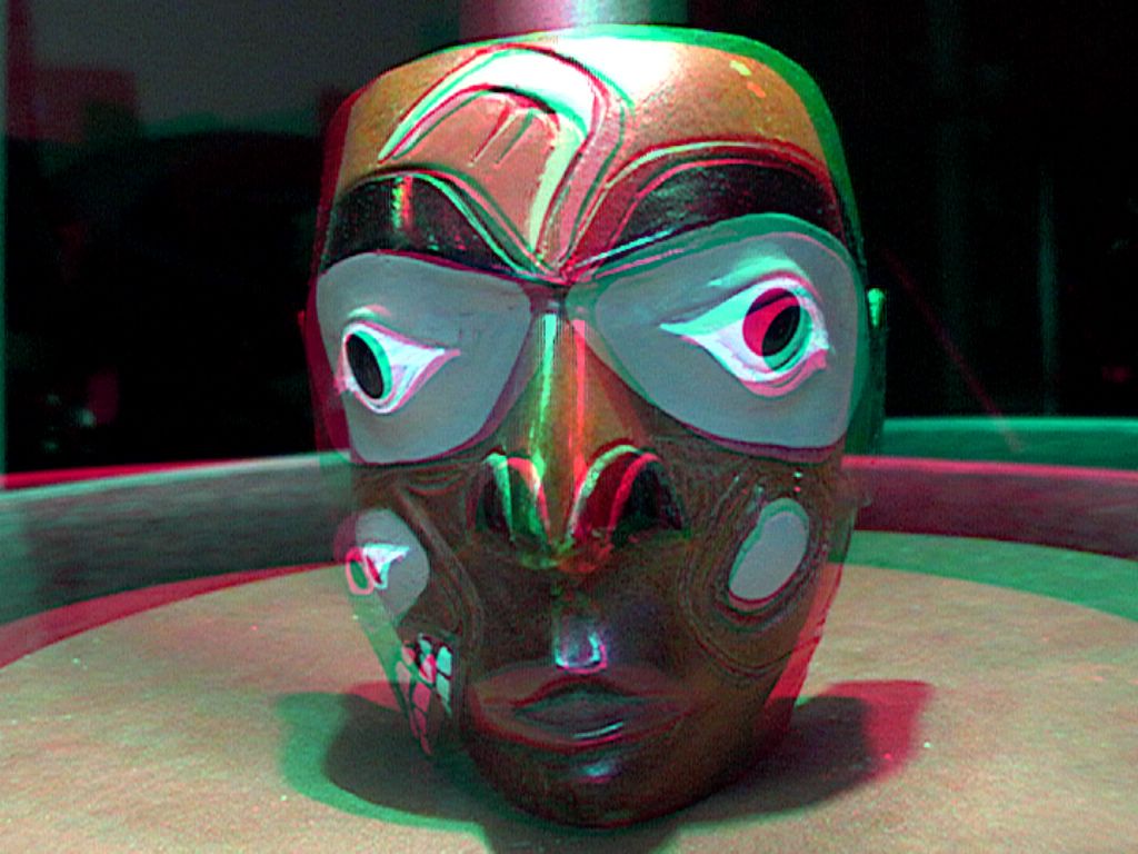 3D carving Anaglyph