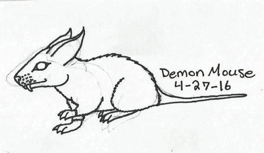 Devil Mouse Deviantart Demon Mouse by Mkmdragon on DeviantArt