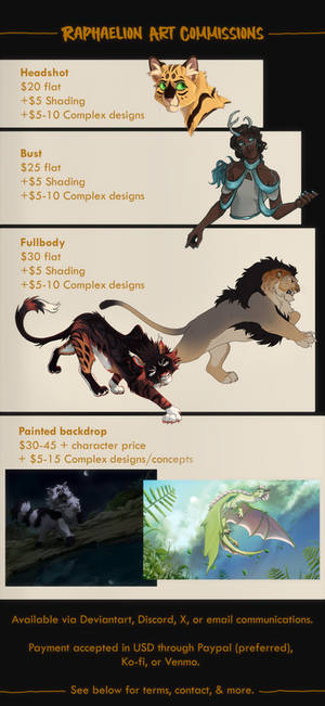 OPEN Commission Pricesheet 2025