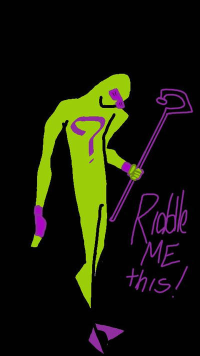 The Riddler Style Note the riddler ? by wilsongaming on DeviantArt
