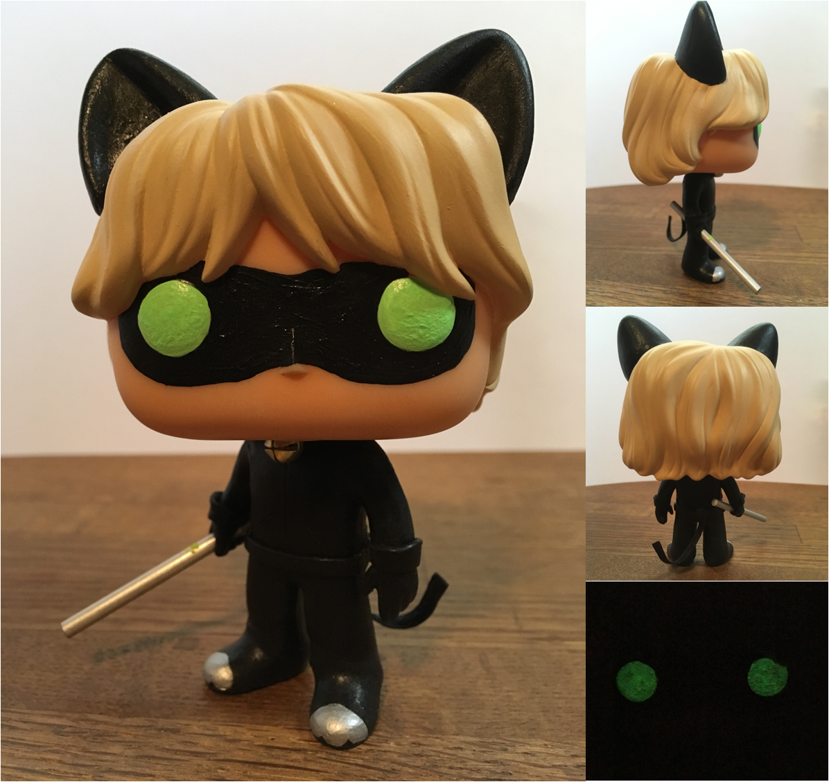 Miraculous Ladybug Cat Noir Custom Funko Pop! Figu