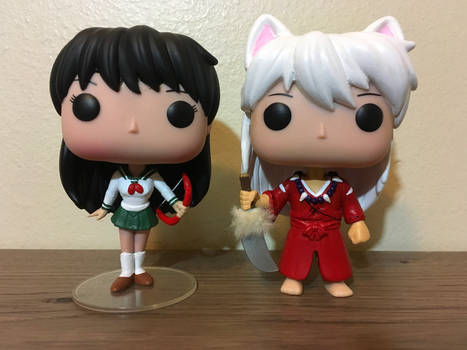 Custom InuYasha and Kagome Funko Pop!s