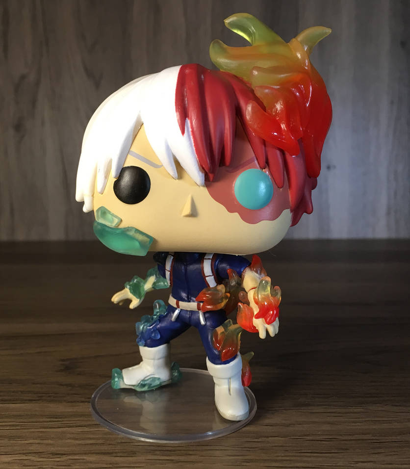 Custom Funko Pop of Todoroki in his Hero Outfit by NumairSalmalin on DeviantArt