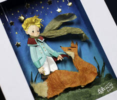 The Little Prince In cut Paper