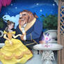 Belle and Beast in Paper Art