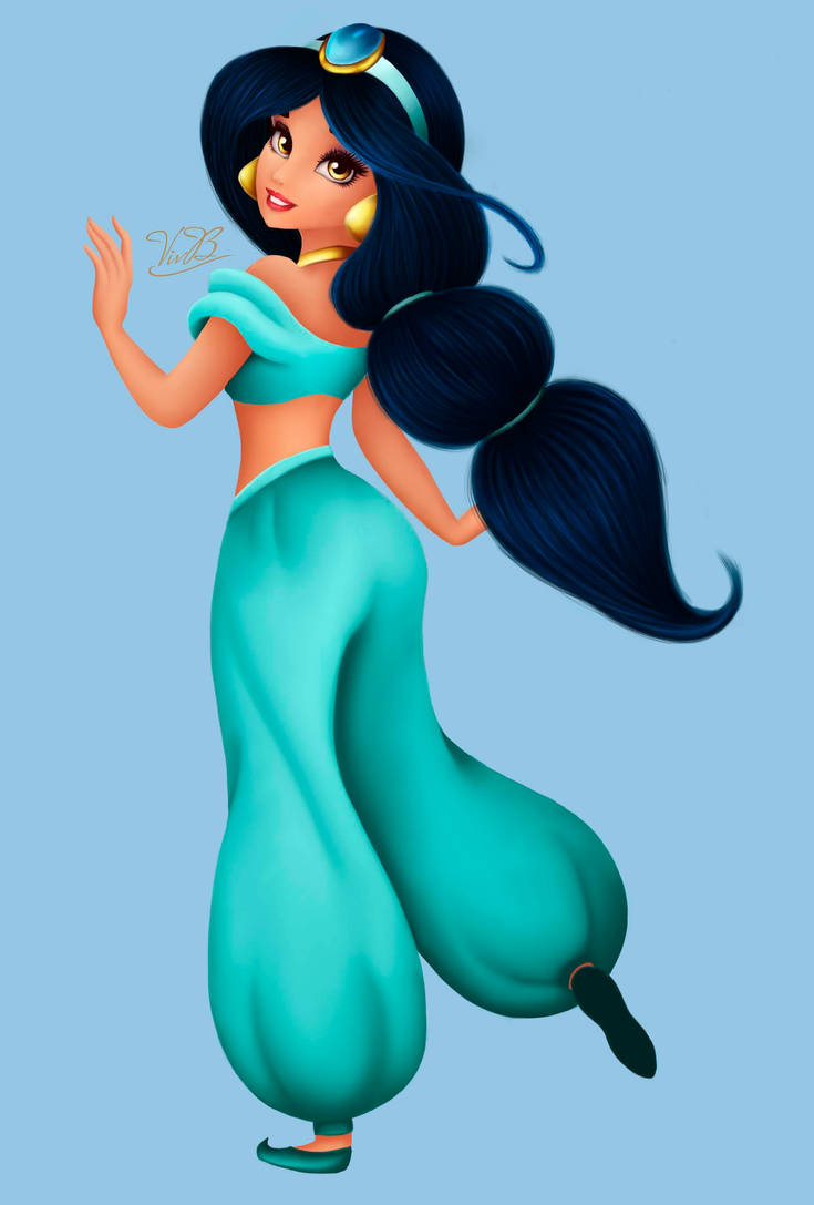 Princess Jasmine by vivbdraws on DeviantArt