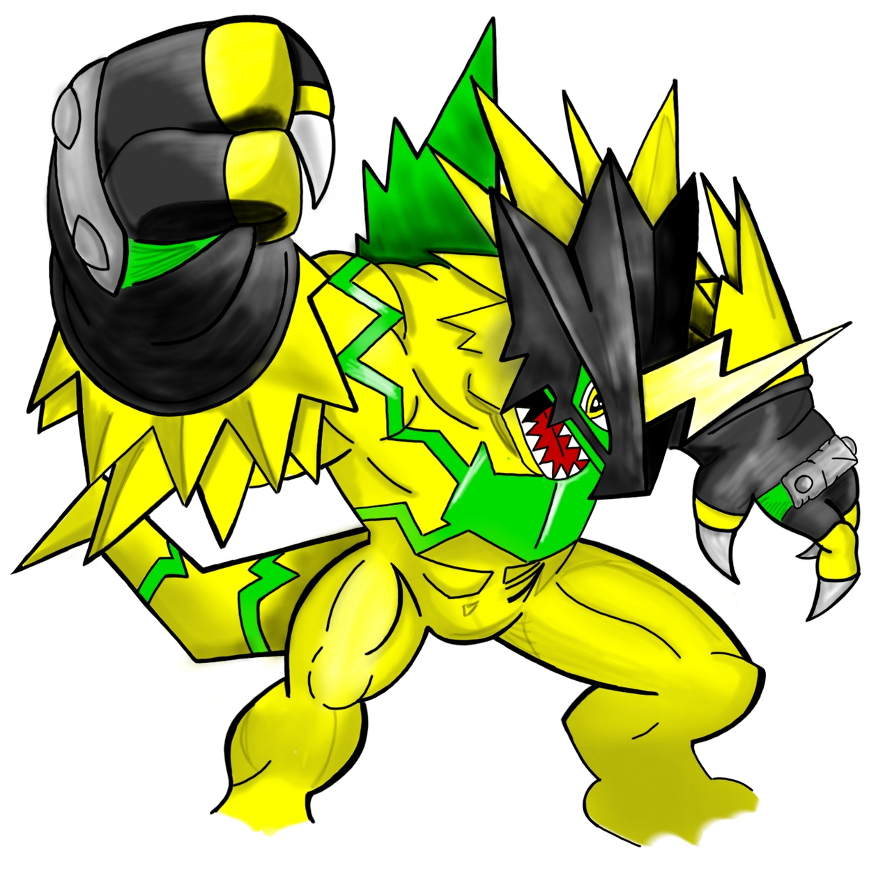 Bulkemon Digimon Bulkmon by Ryu900 on DeviantArt