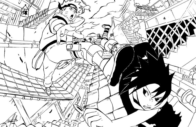 Naruto VS Sasuke