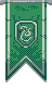 pixel hogwarts banner | SLYTHERIN by ghostbark