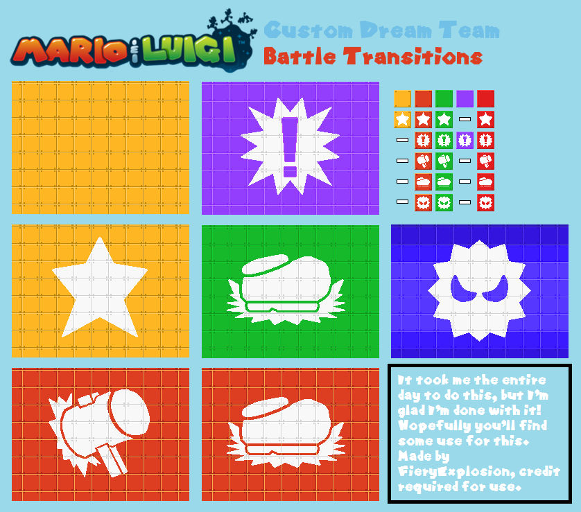 Mario Shell Transition (OLD) Mario and Luigi Custom DT Battle Transitions by FieryExplosion on ...