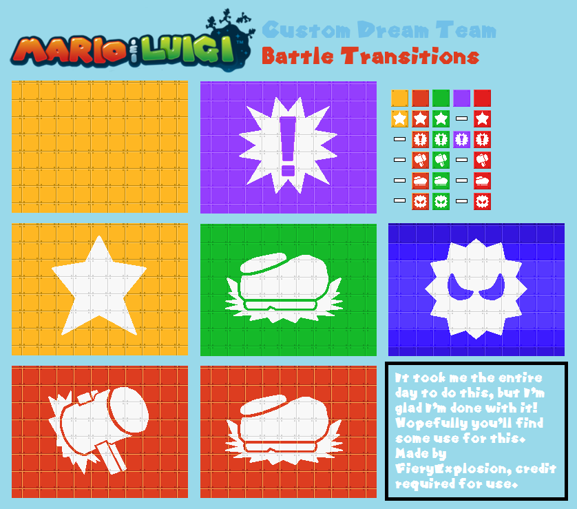 (OLD) Mario and Luigi Custom DT Battle Transitions by FieryExplosion on ...