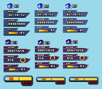 (OLD) Sonic Unleashed Custom HUD Comparison 1 by FieryExplosion on ...