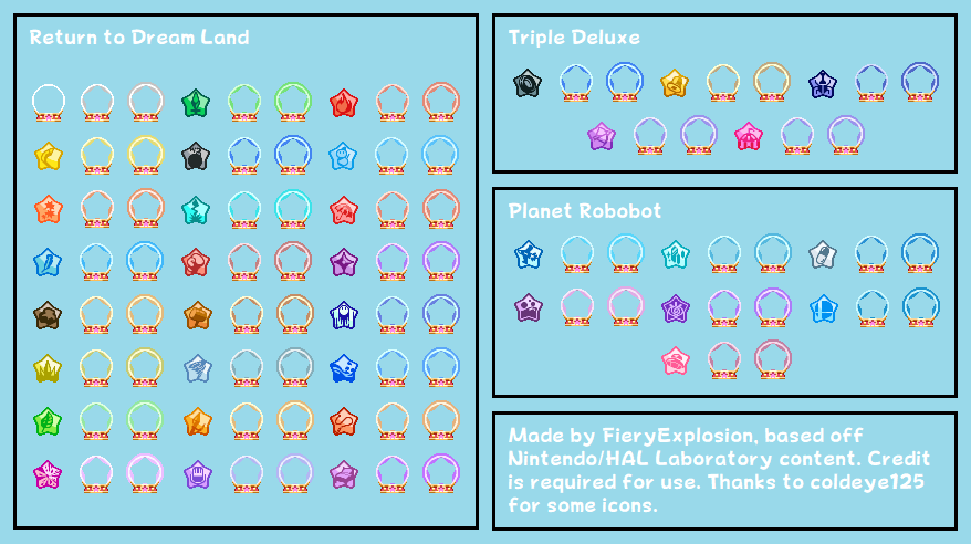 Custom / Edited - The Legendary Starfy Customs - Starfy (Kirby's Dream Land  3-Style) - The Spriters Resource