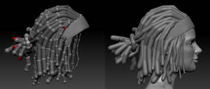 ZBrush Dreadlocks w Z-Spheres