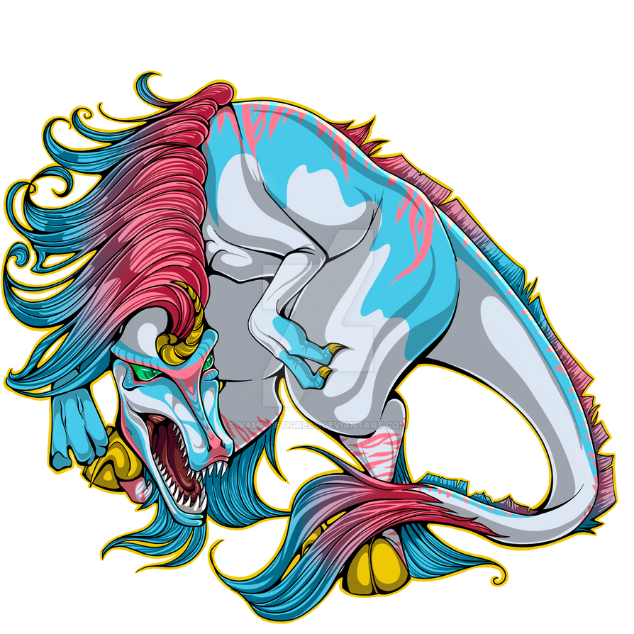 Uni-Raptor by vampiretigress on DeviantArt