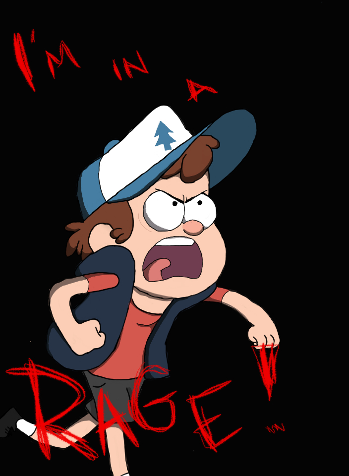 Welovefine Entry - Dipper: IM IN A RAGE