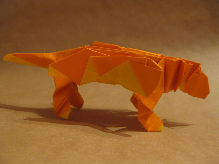 Origami tiger