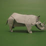 Origami Rhinoceros