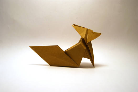 Origami Fennec Fox