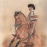 Gaucho riding a horse