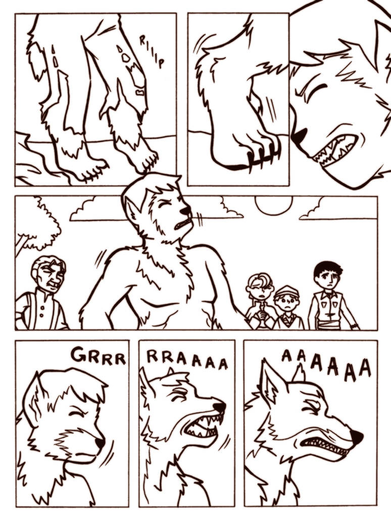 Adopting a werewolf комикс