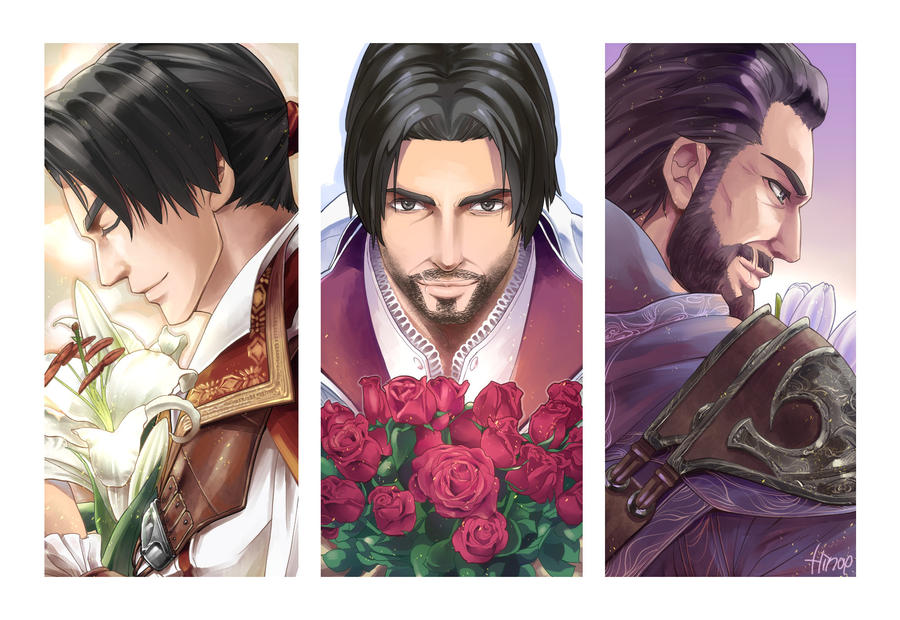 Ezio and Flowers