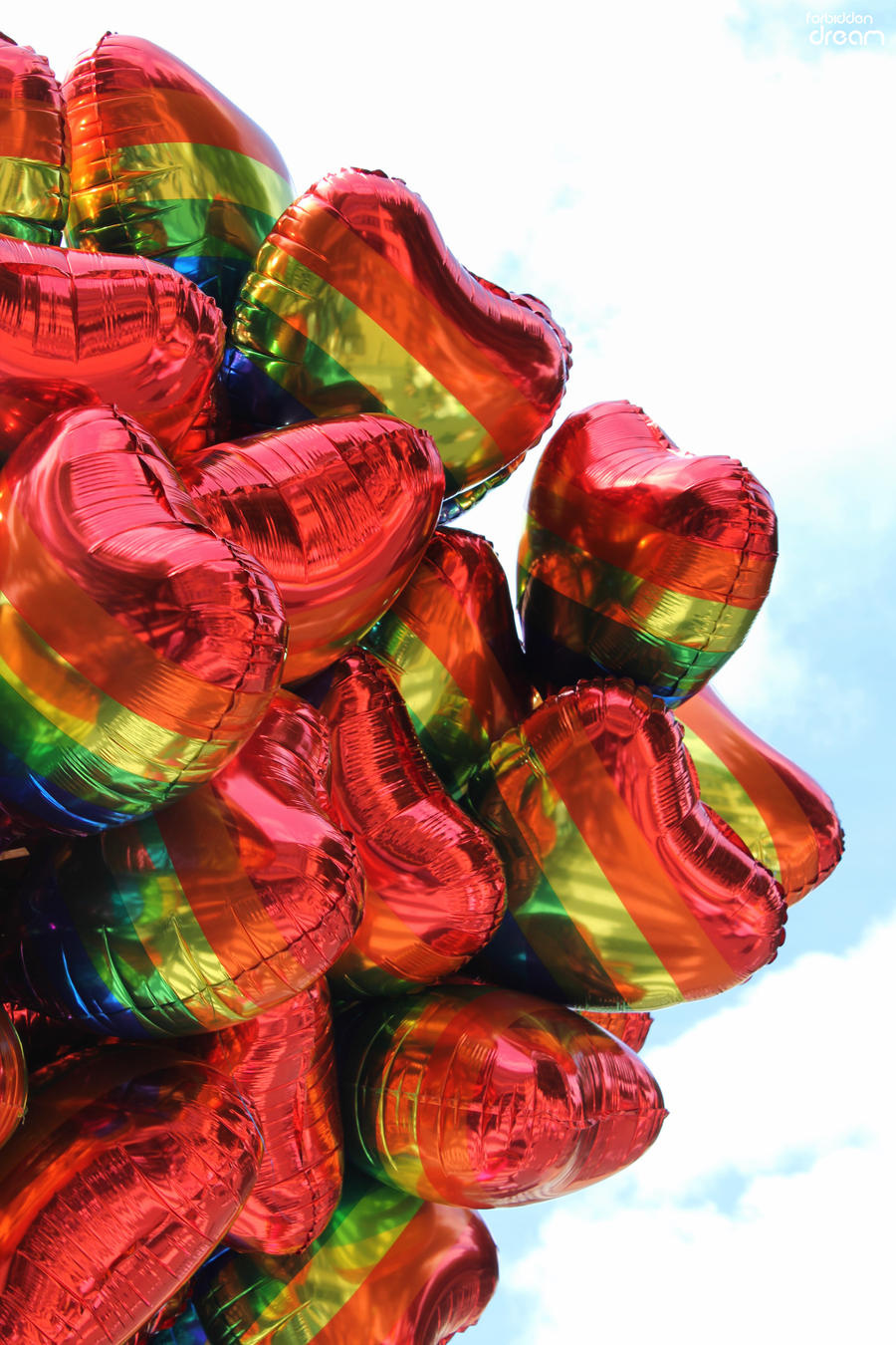 Gay Pride balloons 2