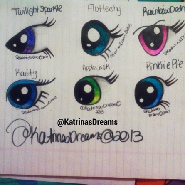 MLP EYES by AngelAmethyst on DeviantArt