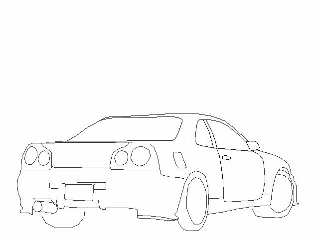 Skyline GTR R34 Template by DragonMaster2006 on DeviantArt