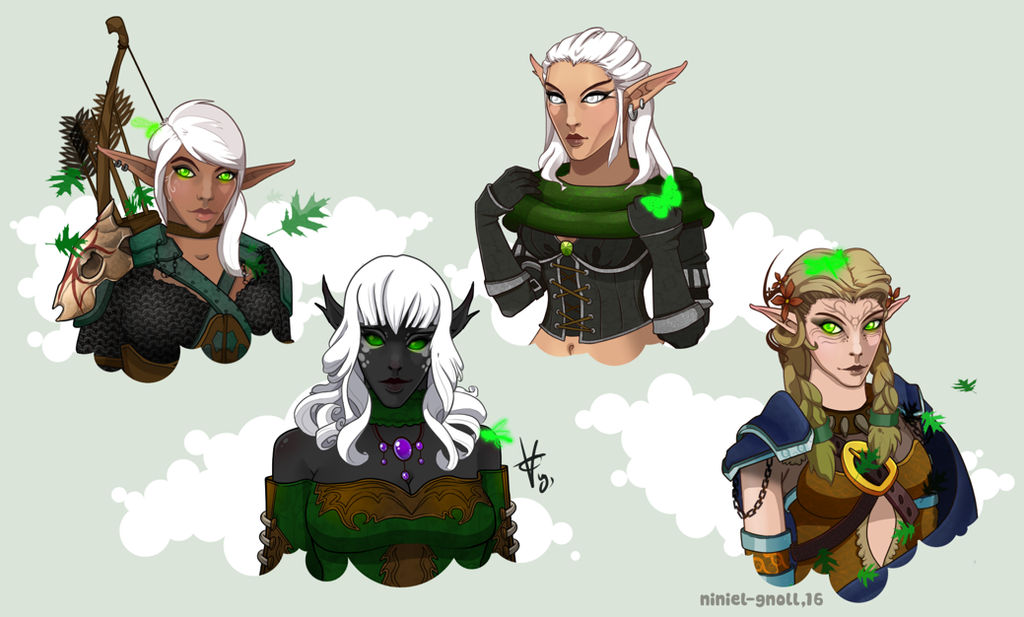 Rift - Elfs and Kelari by Niniel-Gnoll on DeviantArt