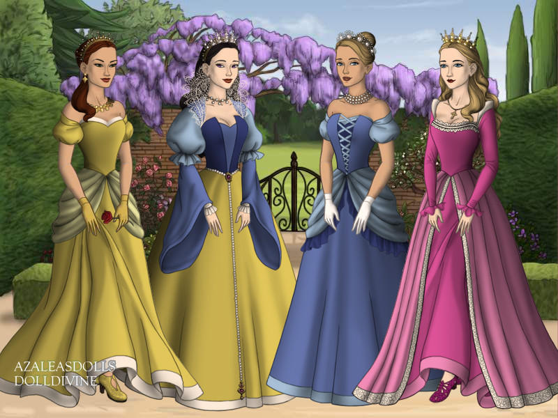 The Four Princesses by Warmaiden777 on DeviantArt