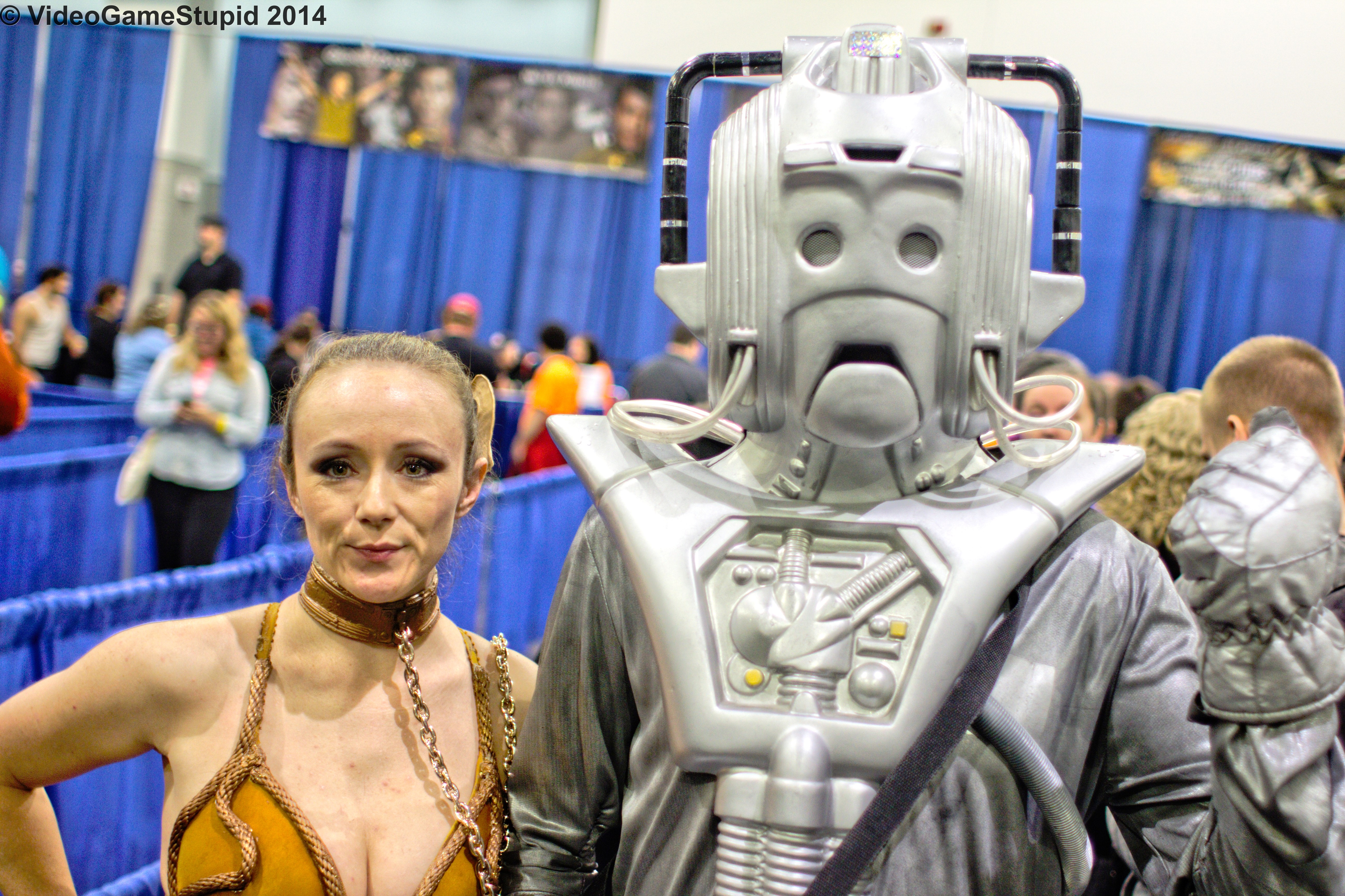 Rhode Island Comic Con 2014 - Leia and Cyberman