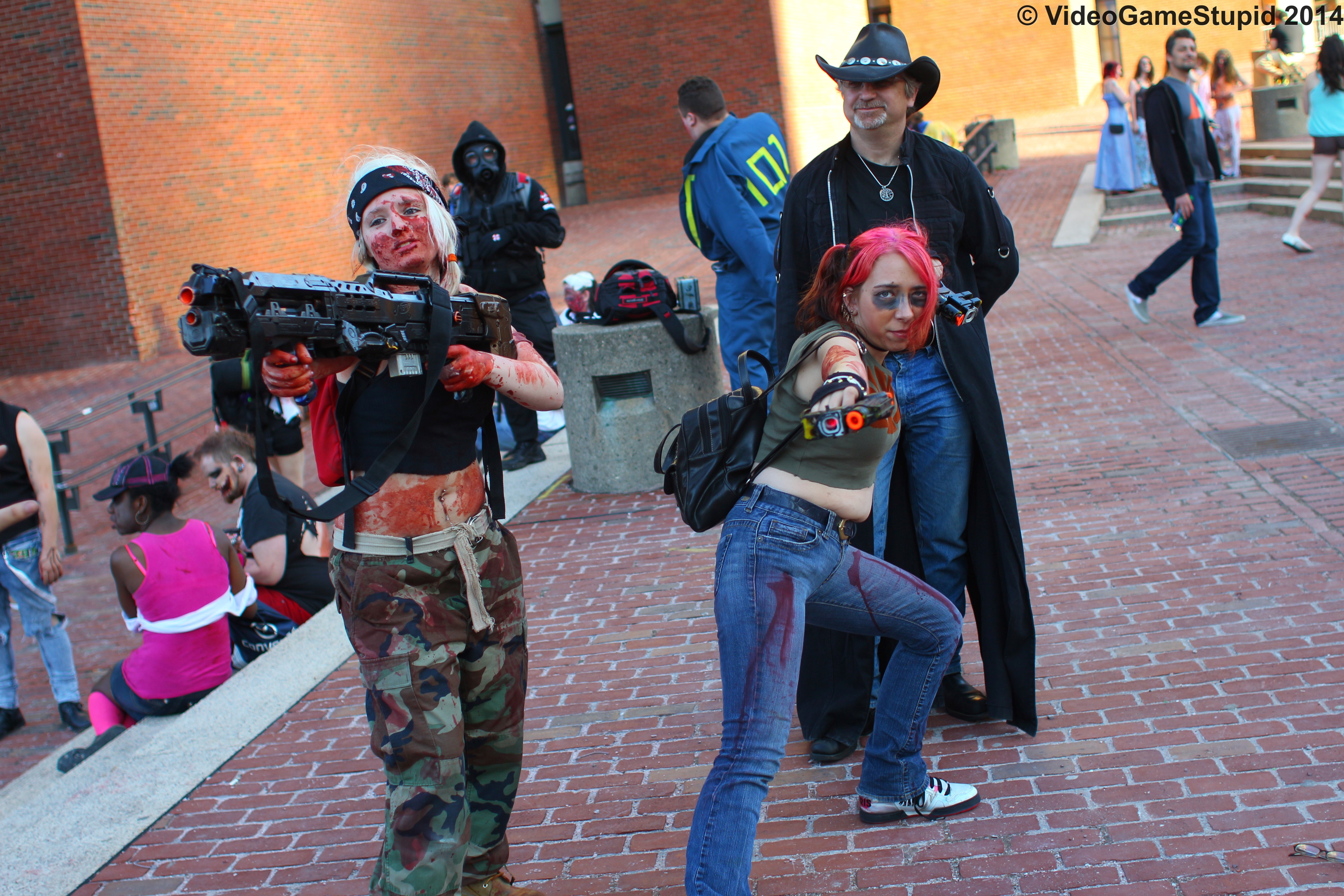 Boston Zombie March 2014 - Big Gunz