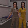 Twins in different uniforms (amelia x Olivia) (5)