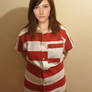 Amelia red stripes