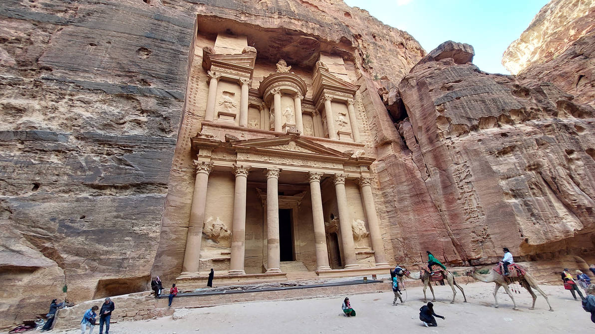 Le tresor de Petra en Jordanie