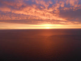 Minuit entre ciel et mer en Norvege