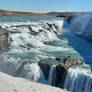 Les cascades d'or ou Gullfoss en Islande