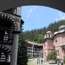 Monastere de Rila en Bulgarie.