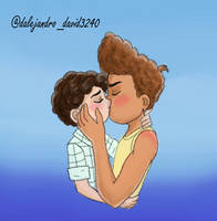Luca x Alberto kiss
