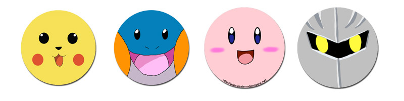 Buttons :: Pokemon + Kirby