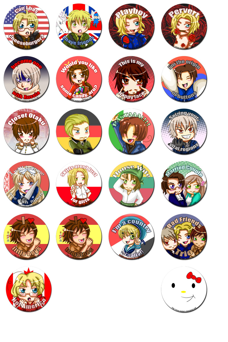 Buttons :: Hetalia