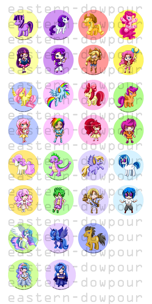 MLP Buttons