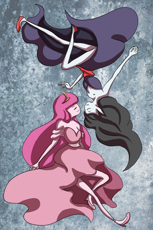 Princess Bubblegum and Marceline