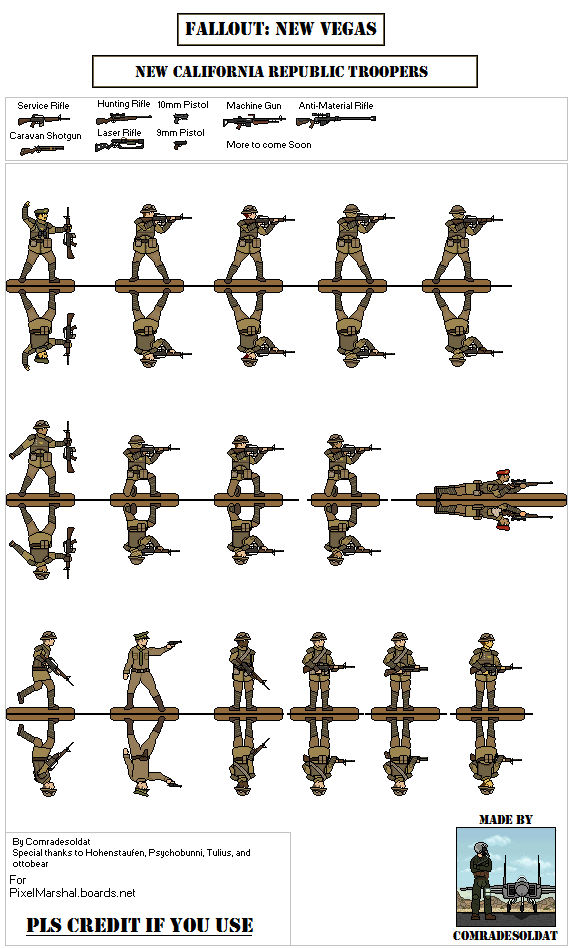 Fallout Ncr Ranks Fallout: New Vegas NCR Troopers by Comradesoldat on DeviantArt
