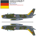 Luftwaffe Canadair Cl-13 Mk VI JG 71 Richthofen by Comradesoldat
