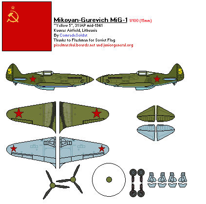 1/100 Mikoyan Gurevich MiG-1 by Comradesoldat on DeviantArt