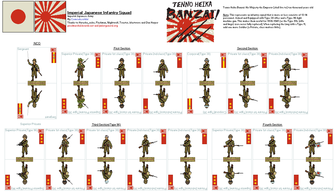 Imperial Japanese Army Infantry Squad by Comradesoldat on DeviantArt