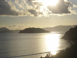 Sunset over Siren Bay